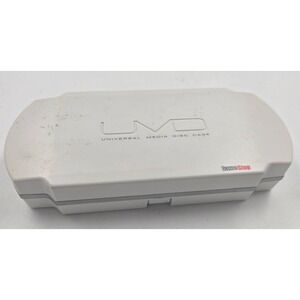 GameStop Sony PSP UMD Case White 8 Disc Storage Holder Universal Media Disc Case